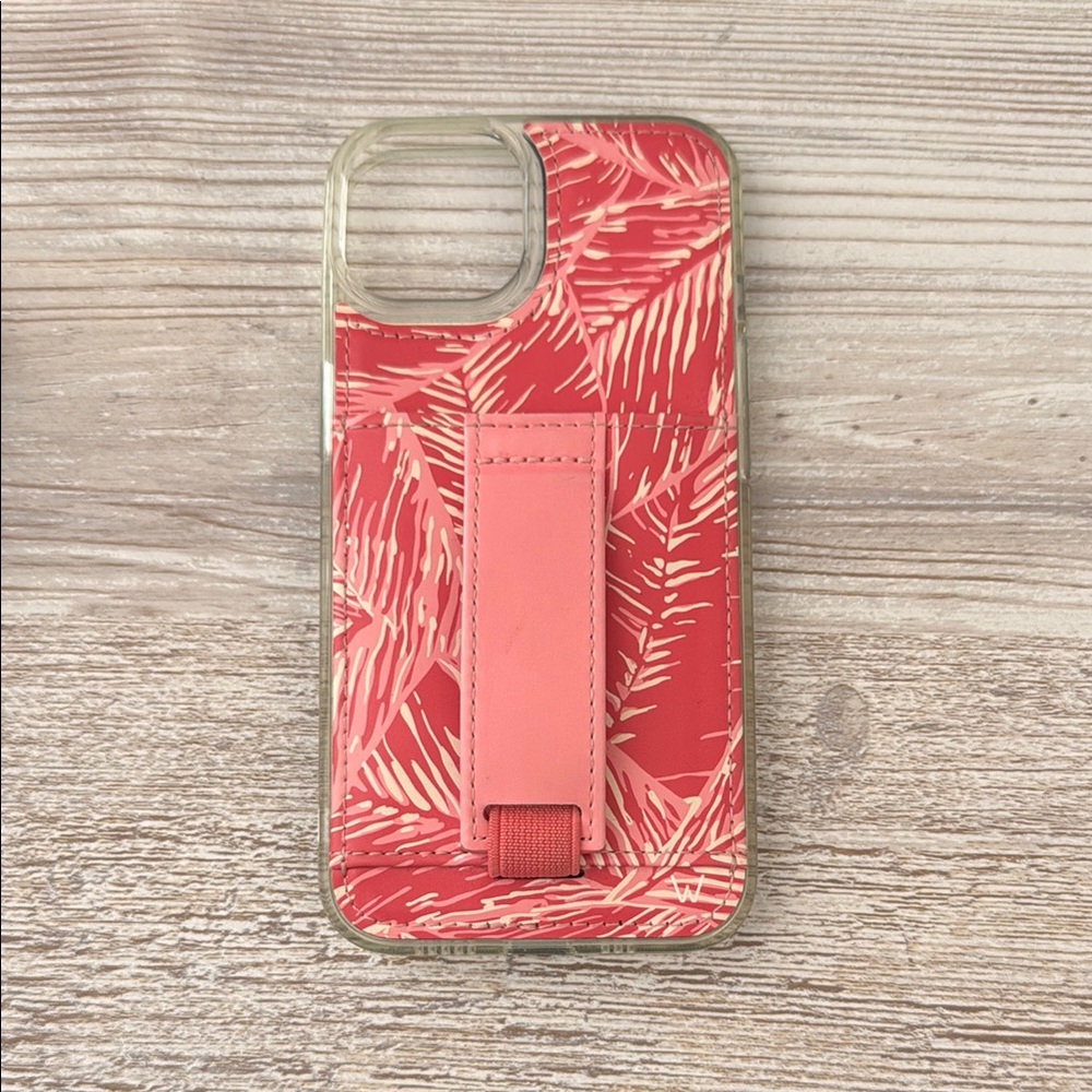 Pink palms Walli Case for IPhone 13